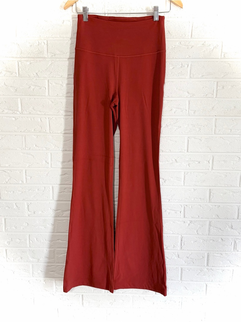 Lululemon Groove Super-High-Rise Flared Pant Nulu Cayenne Size 6
